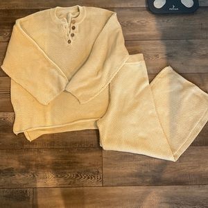 Free People DUPE knit set